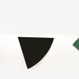 《三块：橙色、深灰色、格林》埃斯沃兹·凯利(Ellsworth Kelly)高清作品欣赏