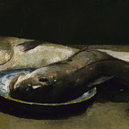 《黑线鳕》埃米尔·卡尔森(Emil Carlsen)高清作品欣赏