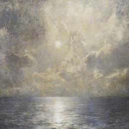 《月色海景》埃米尔·卡尔森(Emil Carlsen)高清作品欣赏