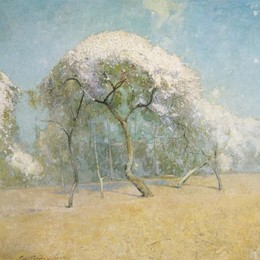 《春景》埃米尔·卡尔森(Emil Carlsen)高清作品欣赏