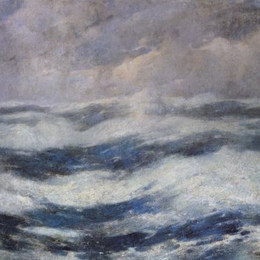《天空和海洋》埃米尔·卡尔森(Emil Carlsen)高清作品欣赏