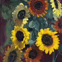 《夜葵。》埃米尔·诺尔迪(Emil Nolde)高清作品欣赏