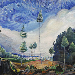 《伐木工人淘汰赛》埃米莉·凯尔(Emily Carr)高清作品欣赏