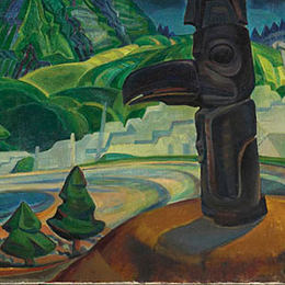 《滑雪板》埃米莉·凯尔(Emily Carr)高清作品欣赏