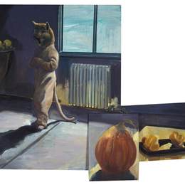 《猫咪》埃里克·菲舍尔(Eric Fischl)高清作品欣赏