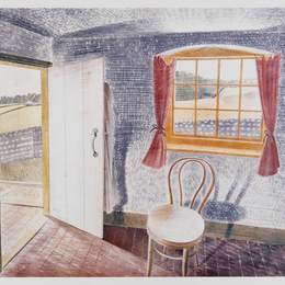 《福隆室内》艾里克·拉斐留斯(Eric Ravilious)高清作品欣赏