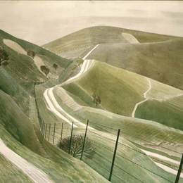 《粉笔路径》艾里克·拉斐留斯(Eric Ravilious)高清作品欣赏