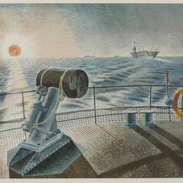 《午夜太阳》艾里克·拉斐留斯(Eric Ravilious)高清作品欣赏