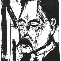 《O. Kohnstamm博士》恩斯特·路德维希·克尔希纳(Ernst Ludwig Kirchner)高清作品欣赏