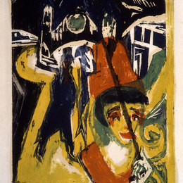 《路上的可可》恩斯特·路德维希·克尔希纳(Ernst Ludwig Kirchner)高清作品欣赏