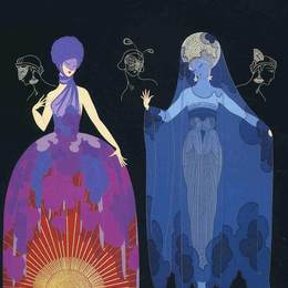 《黄昏之夜》埃尔特(Erte)高清作品欣赏