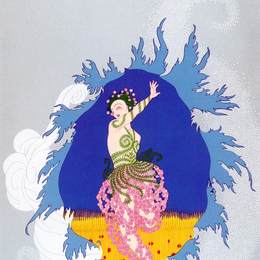 《春天的来临》埃尔特(Erte)高清作品欣赏