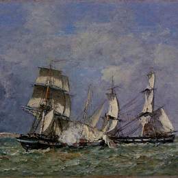 《捕捉小瑞德》尤金·布丹(Eugene Boudin)高清作品欣赏