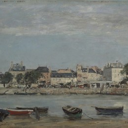 《特鲁维尔》尤金·布丹(Eugene Boudin)高清作品欣赏