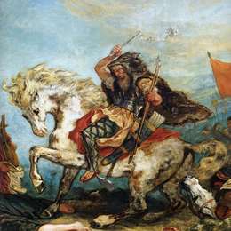 《匈奴王阿提拉》欧仁·德拉克罗瓦(Eugene Delacroix)高清作品欣赏