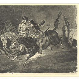 《浮士德》欧仁·德拉克罗瓦(Eugene Delacroix)高清作品欣赏