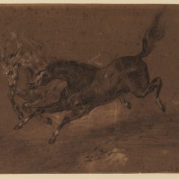 《马跑》欧仁·德拉克罗瓦(Eugene Delacroix)高清作品欣赏