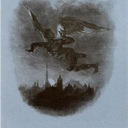 《高空飞碟》欧仁·德拉克罗瓦(Eugene Delacroix)高清作品欣赏