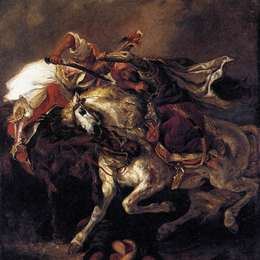 《吉奥尔和哈桑之战》欧仁·德拉克罗瓦(Eugene Delacroix)高清作品欣赏