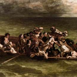 《唐璜的海难》欧仁·德拉克罗瓦(Eugene Delacroix)高清作品欣赏