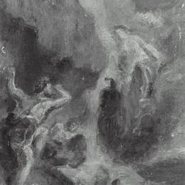 《冬季朱诺恳求风神摧毁舰队》欧仁·德拉克罗瓦(Eugene Delacroix)高清作品欣赏