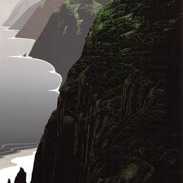 《大瑟尔海岸线》艾文·厄尔(Eyvind Earle)高清作品欣赏