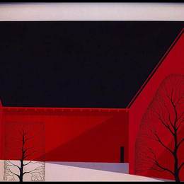 《西部谷仓》艾文·厄尔(Eyvind Earle)高清作品欣赏