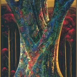 《雄伟树》艾文·厄尔(Eyvind Earle)高清作品欣赏