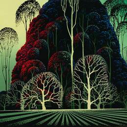 《桉树林》艾文·厄尔(Eyvind Earle)高清作品欣赏