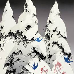 《冬松》艾文·厄尔(Eyvind Earle)高清作品欣赏