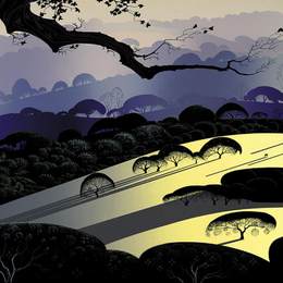 《晨雾》艾文·厄尔(Eyvind Earle)高清作品欣赏