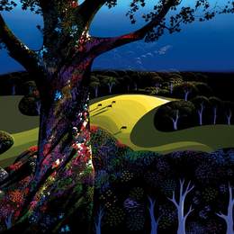 《在太阳下山之前》艾文·厄尔(Eyvind Earle)高清作品欣赏