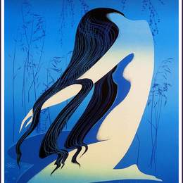 《月亮浴》艾文·厄尔(Eyvind Earle)高清作品欣赏