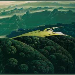 《晨雾》艾文·厄尔(Eyvind Earle)高清作品欣赏