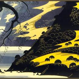 《海岸雾》艾文·厄尔(Eyvind Earle)高清作品欣赏