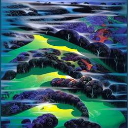 《我漫步在田野上》艾文·厄尔(Eyvind Earle)高清作品欣赏