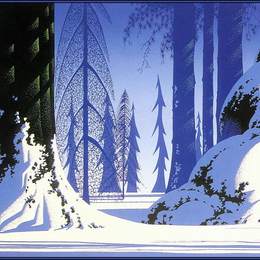 《冬天》艾文·厄尔(Eyvind Earle)高清作品欣赏