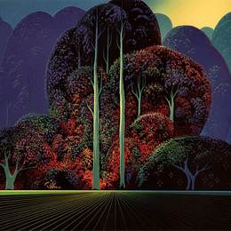 《柔和的暮色》艾文·厄尔(Eyvind Earle)高清作品欣赏