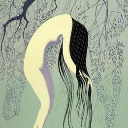 《阵雨》艾文·厄尔(Eyvind Earle)高清作品欣赏