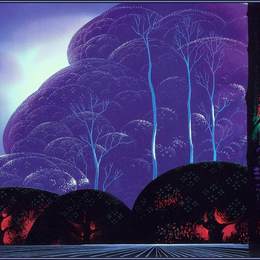 《紫日》艾文·厄尔(Eyvind Earle)高清作品欣赏