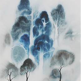 《林地》艾文·厄尔(Eyvind Earle)高清作品欣赏