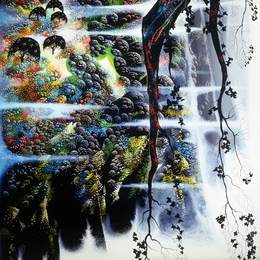 《海边荒野》艾文·厄尔(Eyvind Earle)高清作品欣赏