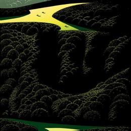 《卡梅尔峡谷》艾文·厄尔(Eyvind Earle)高清作品欣赏