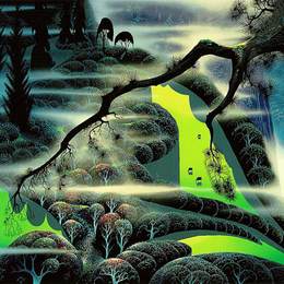 《青草地》艾文·厄尔(Eyvind Earle)高清作品欣赏