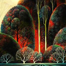 《加利福尼亚兰花》艾文·厄尔(Eyvind Earle)高清作品欣赏