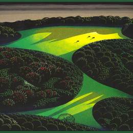 《两颗祖母绿宝石》艾文·厄尔(Eyvind Earle)高清作品欣赏