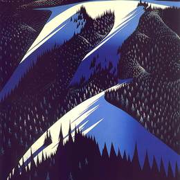 《黑色的常绿阔叶林》艾文·厄尔(Eyvind Earle)高清作品欣赏