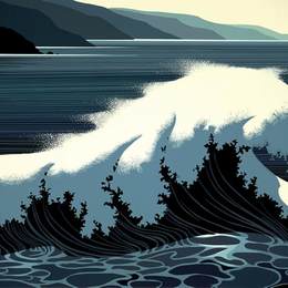 《冲浪的声音》艾文·厄尔(Eyvind Earle)高清作品欣赏