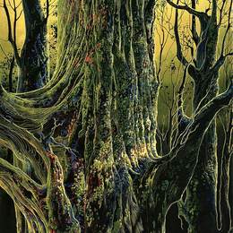 《古树》艾文·厄尔(Eyvind Earle)高清作品欣赏