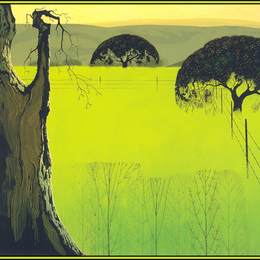 《芥菜田》艾文·厄尔(Eyvind Earle)高清作品欣赏